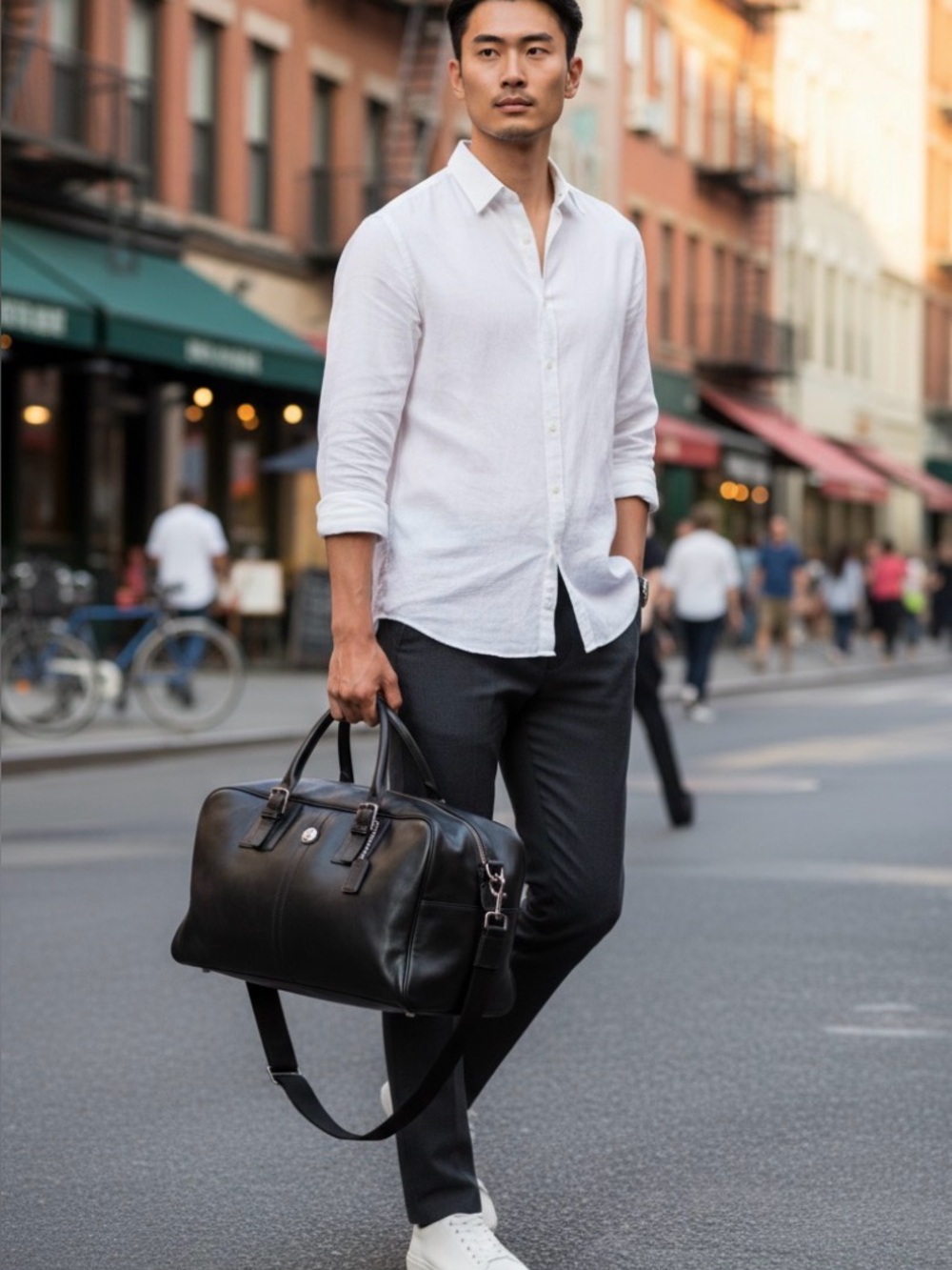 Coach Voyage Cabin Leather Bag